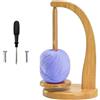 ACTIUSIS Avvolgitore per lana, bobina di lana rotante per filato, avvolgitore magnetico per rocchetto di filo, per regali di accessori per maglieria, avvolgitore per filato (legno)