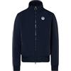 NORTH SAILS Giacca Sailor Slim fit, Uomo in Nylon Riciclato (IT, Testo, XL, Regular, Regular, Rosso)