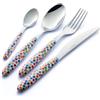 Eme Set Posate Vero Coriandoli da 24 Pezzi in Acciaio Inox