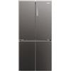 Haier HCR3818ENMD Frigorifero Side-by-Side Grigio 467L Touch Vetro
