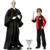 MATTEL HARRY POTTER VOLDEMORT 30.5 CM + HARRY POTTER 27CM DA COLLEZIONE