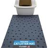 Drymate lettiera Mat, 20 x 71,1 cm, Grigio a Strisce Nero Zampa