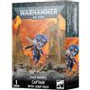 Games Workshop - Warhammer 40.000 - Space Marines: Capitano con Jump Pack (Edizione 2023), Nero