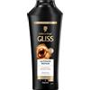 Gliss Schwarzkopf Gliss Ultimate Repair Shampoo Riparatore 400ml, con Keratina Liquida ed Estratto di Perla Nera, Trattamento alla Cheratina per capelli danneggiati e secchi