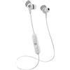 JLab Audio JBuds Pro - Auricolari Bluetooth con driver in titanio da 10 mm e isolamento acustico, con cuscinetti in gel personalizzati e Cush Fins - Cuffie Bluetooth, Bianco