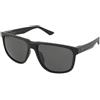 Puma PU0441S 001 | Occhiali da Sole Graduati o Non Graduati | Plastica | Quadrati | Nero | Adrialenti