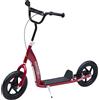 HOMCOM Monopattino per Bambini 5-12 Anni con Freno Posteriore e Manubrio Regolabile, 120x52x80-88 cm, Rosso | Aosom Italy