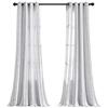 Lush Decor Hygge - Coppia di tende a pannello a righe, 132 x 213 cm, colore: blu navy e bianco