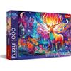 Trefl - DreamScapes: Cervo Mistico - Puzzle 1000 Pezzi - Serie di Dipinti dal Mondo dei Sogni, per Adulti e Bambini dai 14 anni