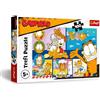 Trefl - Garfield, Il Pigrone Garfield - Puzzle 100 Pezzi - Puzzle con i Protagonisti del Cartone Animato, Divertimento Creativo, Intrattenimento per Bambini dai 5 anni