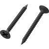 Knauf 73377 - Vite a testa svasata TN FeingEWINDE, 1000 pezzi, colore: Nero