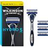 Wilkinson Sword Hydro 5 Confezione con 1 rasoio + 3 lame di ricambio