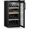 Ⓜ️🔵🔵🔵 LIEBHERR WPbl 4201 GrandCru - Cantinetta da libera installazione, GARANZIA 10 ANNI INCLUSA* originale LIEBHERR, 141 bottiglie, 1 zona, Nero e Vetro, 128,4 x 60 cm, Nuova classe F