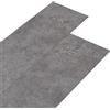 vidaXL Listoni Pavimento PVC 5,02 m² 2 mm Autoadesivi Grigio Cemento