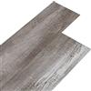 vidaXL Listoni Pavimento in PVC 5,02 m² 2 mm Autoadesivi Legno Marrone