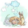 Komar Disney WB012-40 x 50 cm, motivo: Bambi Good Night