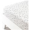 Caleffi 69169 Cotone Pois Inferiore Lenzuolo per Piazza e Mezza Letto, Naturale