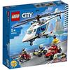 LEGO City Police Helicopter Chase 60243 Police Playset, LEGO Building Sets for Kids, New 2020 (212 Pieces)