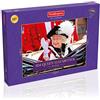 Winning Moves HM Queen Elizabeth Single Image 1000 Piece Jigsaw Puzzle Game, pezzo insieme HM Queen Elizabeth mentre saluta i passanti, regalo per i 10 anni più