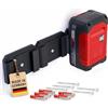 Babotech Supporto da parete a batteria per Einhell 18 V Power X-Change, robusto supporto salvaspazio, per 3 batterie, 5 viti e 5 tasselli, facile da montare con funzione di bloccaggio [Made in Germay]