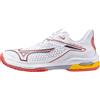 Mizuno Scarpe da tennis da donna Mizuno Wave Exceed Tour 6 Clay W White/Calypso Coral/Icelandic EUR 38