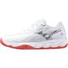 Mizuno Scarpe da tennis da donna Mizuno Wave Enforce Court Clay W White/Blue Granite/Calypso Cor EUR 38