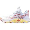 Mizuno Scarpe indoor da donna Mizuno Wave Momentum Elite W White/Calypso Coral/Pale Banan EUR 38