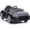 Piston Car Macchina Elettrica a Batteria Audi R8 Sport Nera Radiocomandata