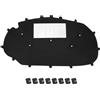 QWORK® Isolamento cofano, tappetino isolante termico per cofano auto con clip, compatibile con VW Golf 6 cofano