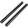 Akozon Tubo manubrio AUTO, 300 mm, 1 coppia di 22 mm universale, universale, ricambio tubo manubrio moto da 300 mm, accessori per agganciare, in alluminio (nero) accessori