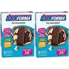 Pesoforma Barrette gusto Tre Cioccolati, 6 Pasti Sostitutivi Dimagranti in 12 barrette, Ricco in proteine (Confezione da 2)
