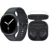 Samsung Galaxy Watch8 (Dark Gray, LTE, 40mm)+Galaxy buds FE, Smartwatch Galaxy AI, allenatore personale, design resistente agli urti, monitoraggio attività fisica e sonno, One UI 8[Versione Italiana]