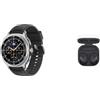 Samsung Galaxy Watch8 Classic (Black, LTE, 46mm) + Galaxy Buds FE, Smartwatch Galaxy AI, desig resistente agli urti, Ghiera girevole, monitoraggio attività fisica e sonno, One UI 8 [Versione Italiana]
