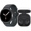 Samsung Galaxy Watch8 (Dark Gray, LTE, 44mm)+ Galaxy Buds FE, Smartwatch Galaxy AI, allenatore personale, design resistente agli urti, monitoraggio attività fisica e sonno, One UI 8[Versione Italiana]