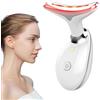 HONGXIAN Dispositivo di Bellezza Antirughe, Impacco Caldo a Face Massager con 7 colori - 45 ℃ Terapia Della Luce Massaggiatore Viso EMS lifting del Collo Rassodante per Tonificare il Viso con 3 modalità