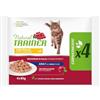 affinity petcare s.a. Natural Trainer Cibo Umido per Gatti Adulti con Pollo, Pack 4 x 85g