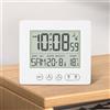 GAOUTO Radiosveglia digitale, radiosveglia digitale con termometro, sveglia digitale con due sveglie, luminosa, data, settimana, temperatura, funzione snooze, sveglia digitale, orologio radio, senza batteria