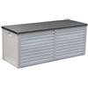 Linea Garden Friend - Baule di plastica, 390 L, Colore Grigio