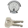 Yale P-X54KP-CH - Cilindro di ricambio adatto per porte da 38-57 mm, alta sicurezza, 4 chiavi in dotazione, finitura cromata, in scatola