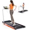 RUNIMON Tapis Roulant Elettrico Piehevole 12 km/h, 6 IN 1 Tapis Roulant Salvaspazio, Inclinazione 7%, Tapirulan con App e Telecomando, Display LED, Nessuna Installazione Richiesta