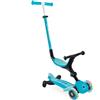 PROLUDIS Globber Go Up Active Lights 360 Monopattino Evolutivo con seduta girevole 360° Luci Led Aqua