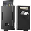 Slimwalt Porta Carte di Credito Uomo per 18 Carte, Portafoglio Uomo Slim con Protezione RFID, Pop-up Porta Tessere Uomo con Monete, Portacarte di Credito da Uomo con Smart CardSlot, Relago Uomo -Nero