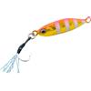 Akami Pin Jig Micro Jig - Esca da Jigging Affondante per Sgombri, Sugarelli e Tonnetti - Perfetto per il light shore jigging e vertical da barca (ZEBRA GOLD, Jig 10 gr | 46 mm)