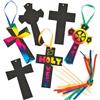 Baker Ross Croci Scratch Art per Bambini, da Creare e Appendere (confezione da12)