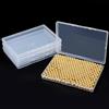 Segbeauty Scatola Trasparente con Coperchio, 4 Pezzi 15.5*11.2*1.7cm Contenitori Plastica, Scatole Portaoggetti con Coperchio Rettangolare, Scatoline Trasparenti Plastica Rigida per Gioielli, Carte