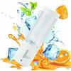 SH-RuiDu Frullatore personale da 450 ml, mini frullatore portatile per frullati, ricaricabile tramite USB, senza fili, con 6 lame potenti di taglio, per viaggi, sport, palestra, casa e ufficio