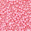 VOOMOLOVE 1000 perline per braccialetti, 6 x 9 mm, perline per trecce per capelli, perline per artigianato, perline in plastica, perline per capelli per trecce, 6 x 9 mm (rosa)