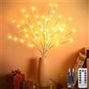 Kinamy Albero Led, Set di 3 Albero Luci Led Rami, 60 LED 8 Modalità di Luce con Spina, Rami Luminosi Natalizi, con Telecomando e Timer per Natalizie, Thanksgiving, Pasquali