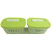 TUPPERWARE Ventsmart da 375 ml rettangolare verde (2) 11301