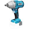 DEDRA Avvitatore a percussione a batteria 600 Nm, SAS+ALL DED7157 brushless, manico 1/2